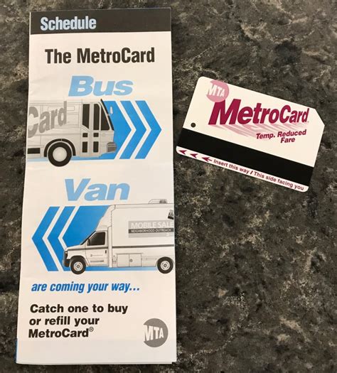 MTA reduced fare metro card